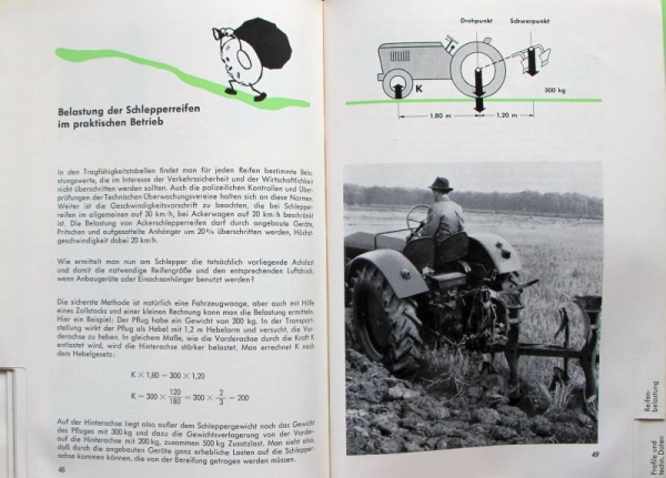 Continental "Reifen für die Landwirtschaft" 1964 Reifenprospekt (4471)